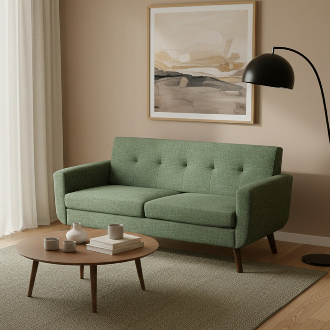 Vibe 2 Seater Sofa - Green