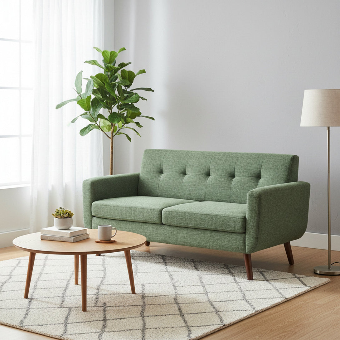 Vibe 2 Seater Sofa - Green