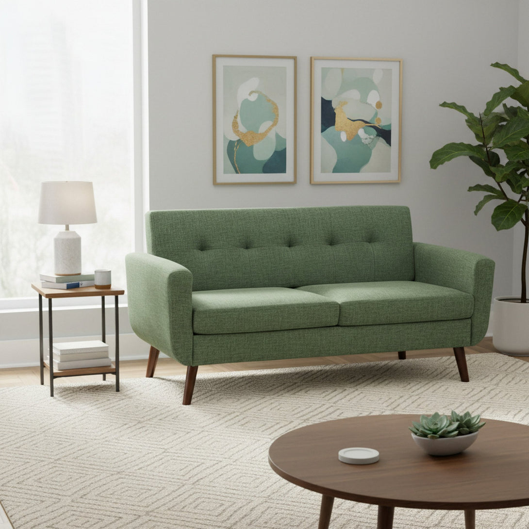 Vibe 2 Seater Sofa - Green