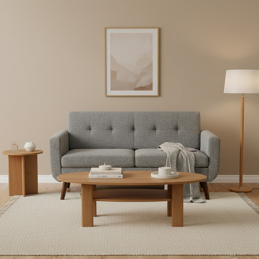 Vibe 2 Seater Sofa - Grey