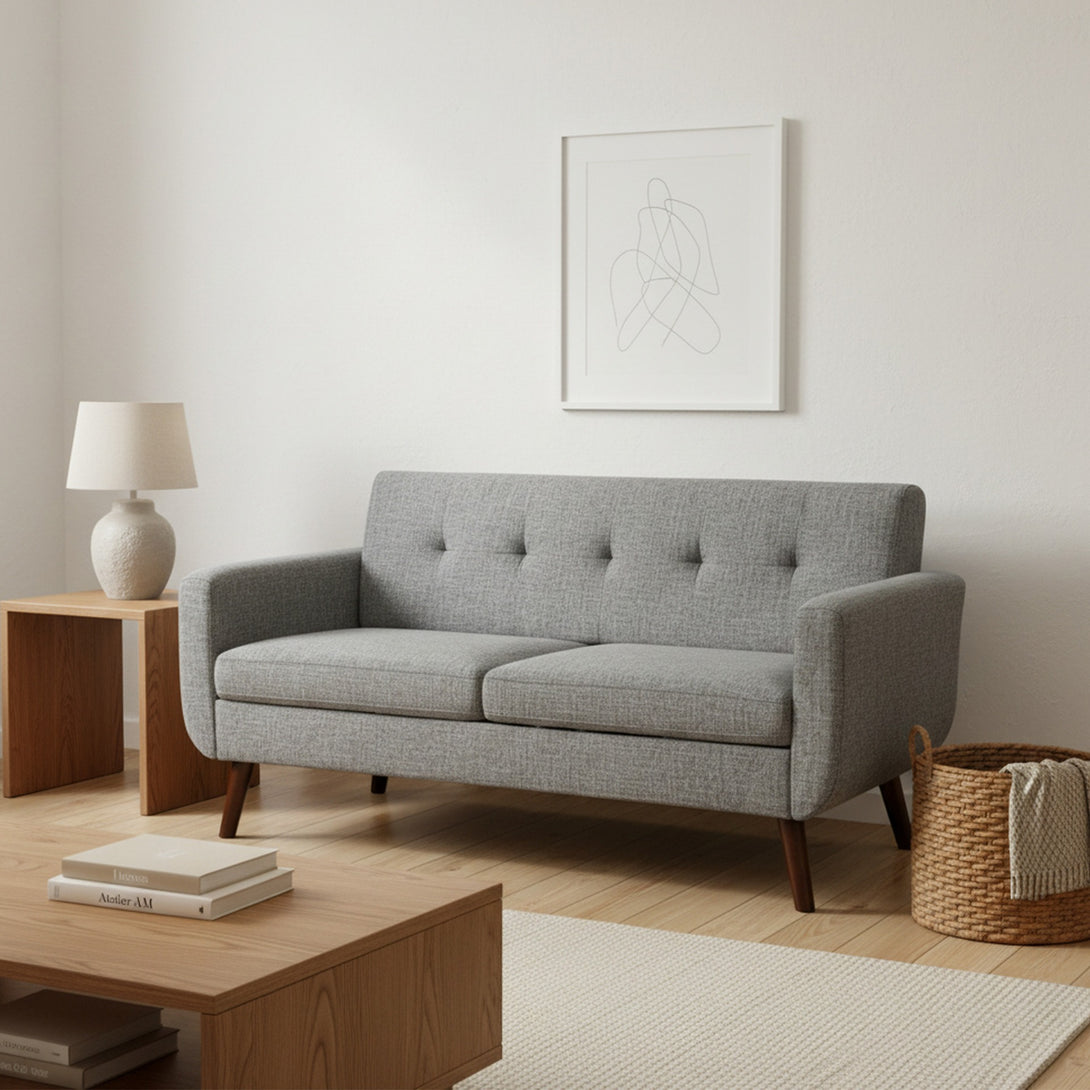 Vibe 2 Seater Sofa - Grey