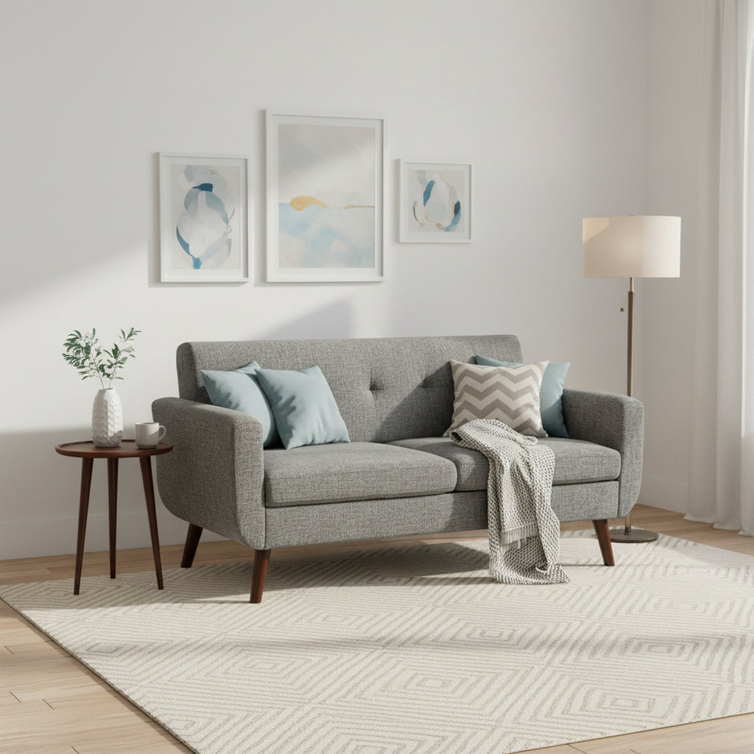 Vibe 2 Seater Sofa - Grey