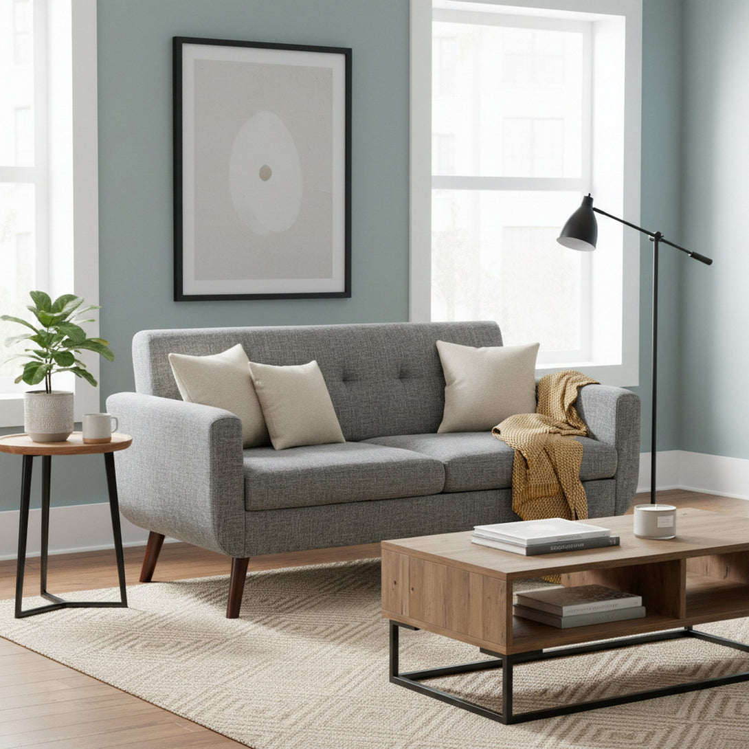 Vibe 2 Seater Sofa - Grey