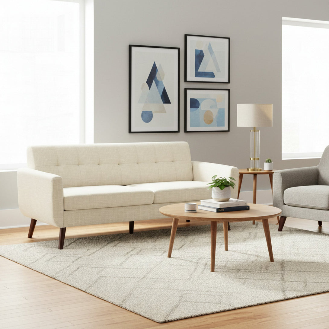 Vibe 3 Seater Sofa - Beige