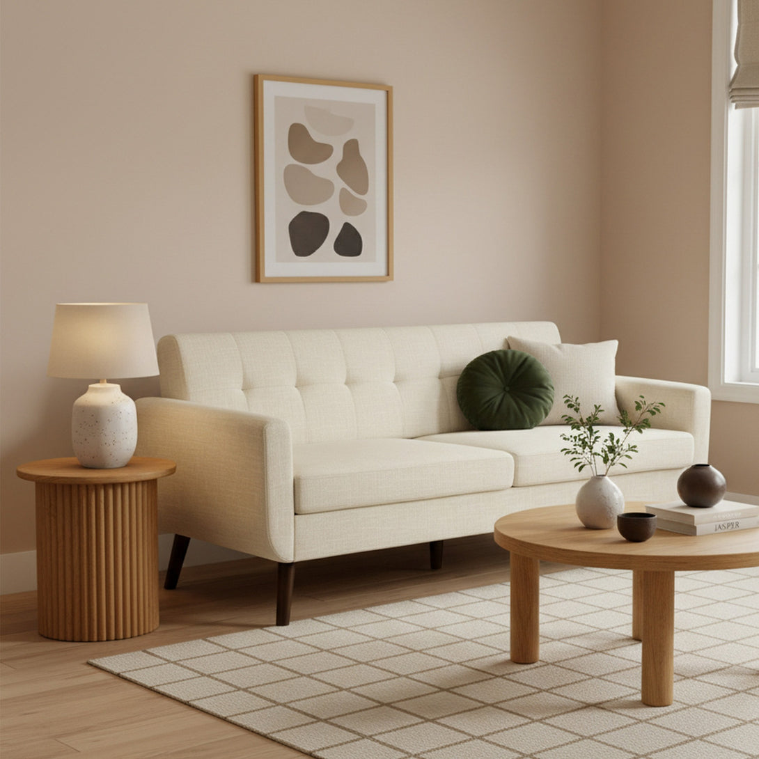 Vibe 3 Seater Sofa - Beige