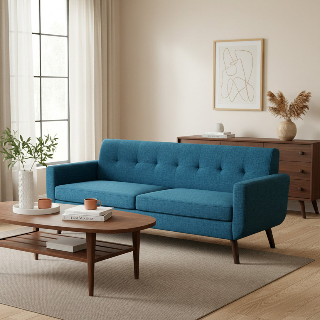 Vibe 3 Seater Sofa - Blue