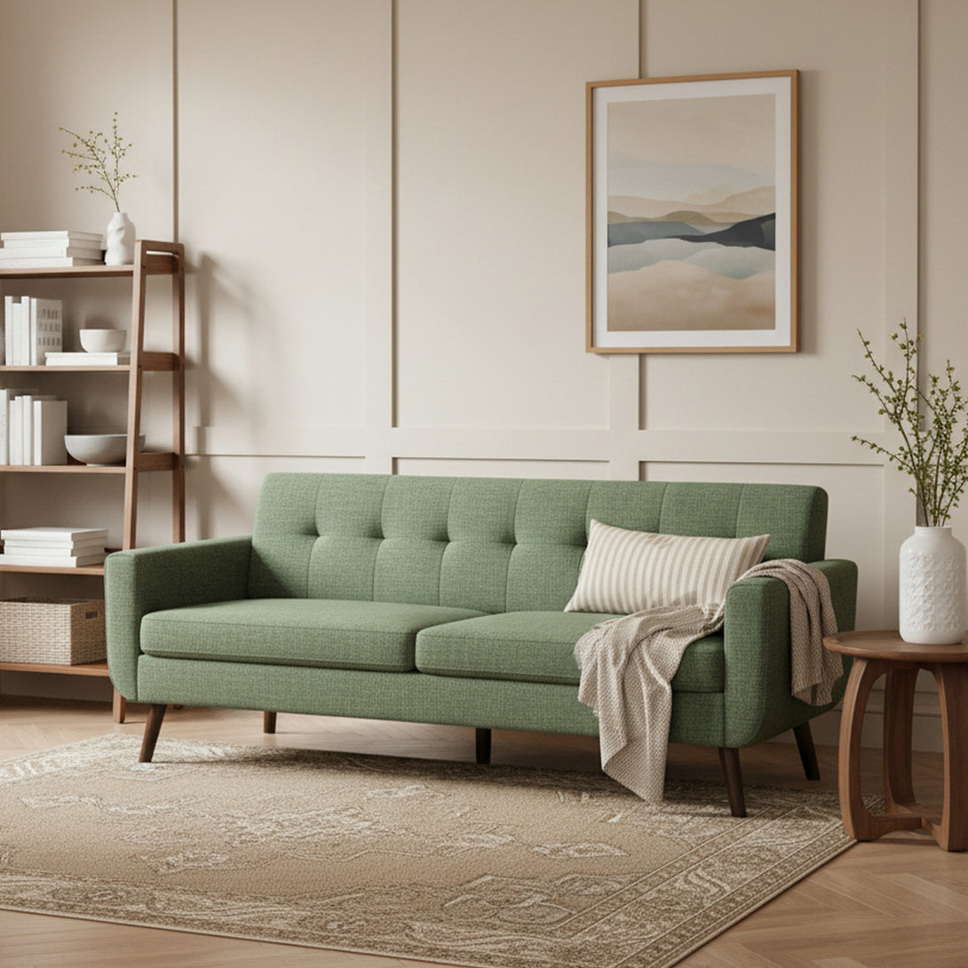 Vibe 3 Seater Sofa - Green