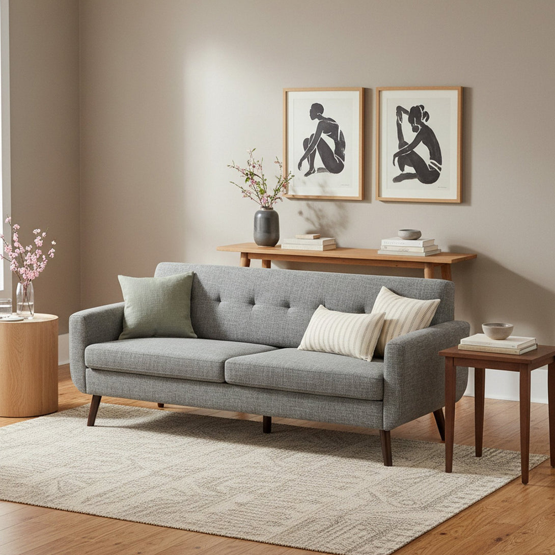 Vibe 3 Seater Sofa - Grey