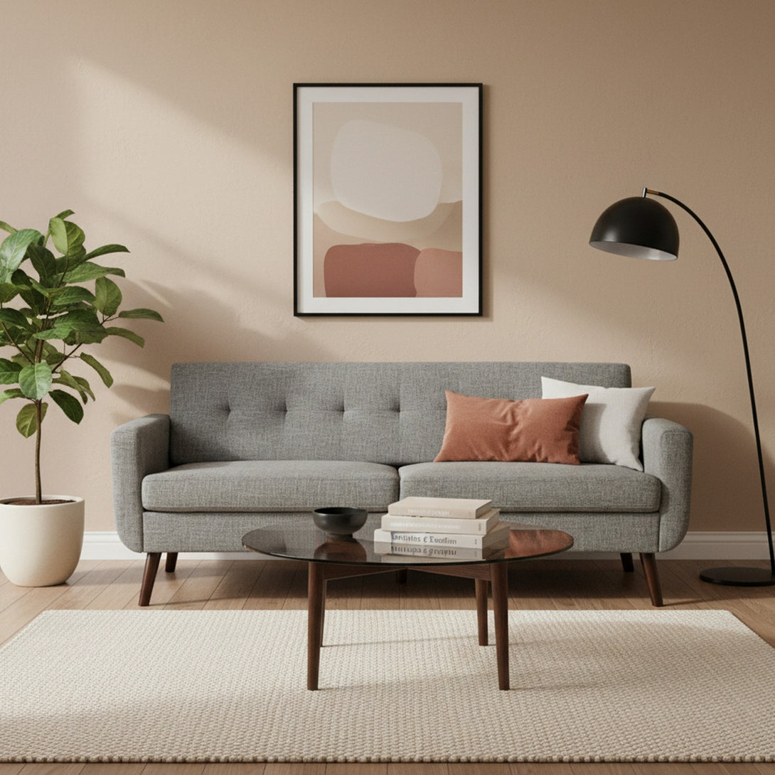 Vibe 3 Seater Sofa - Grey