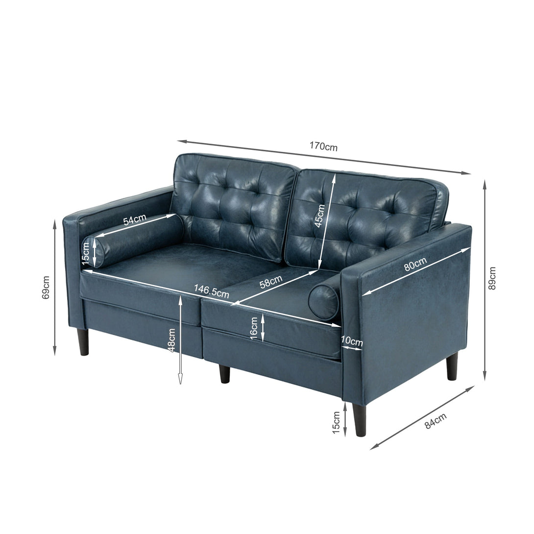 Apex 2 Seater Sofa - Blue