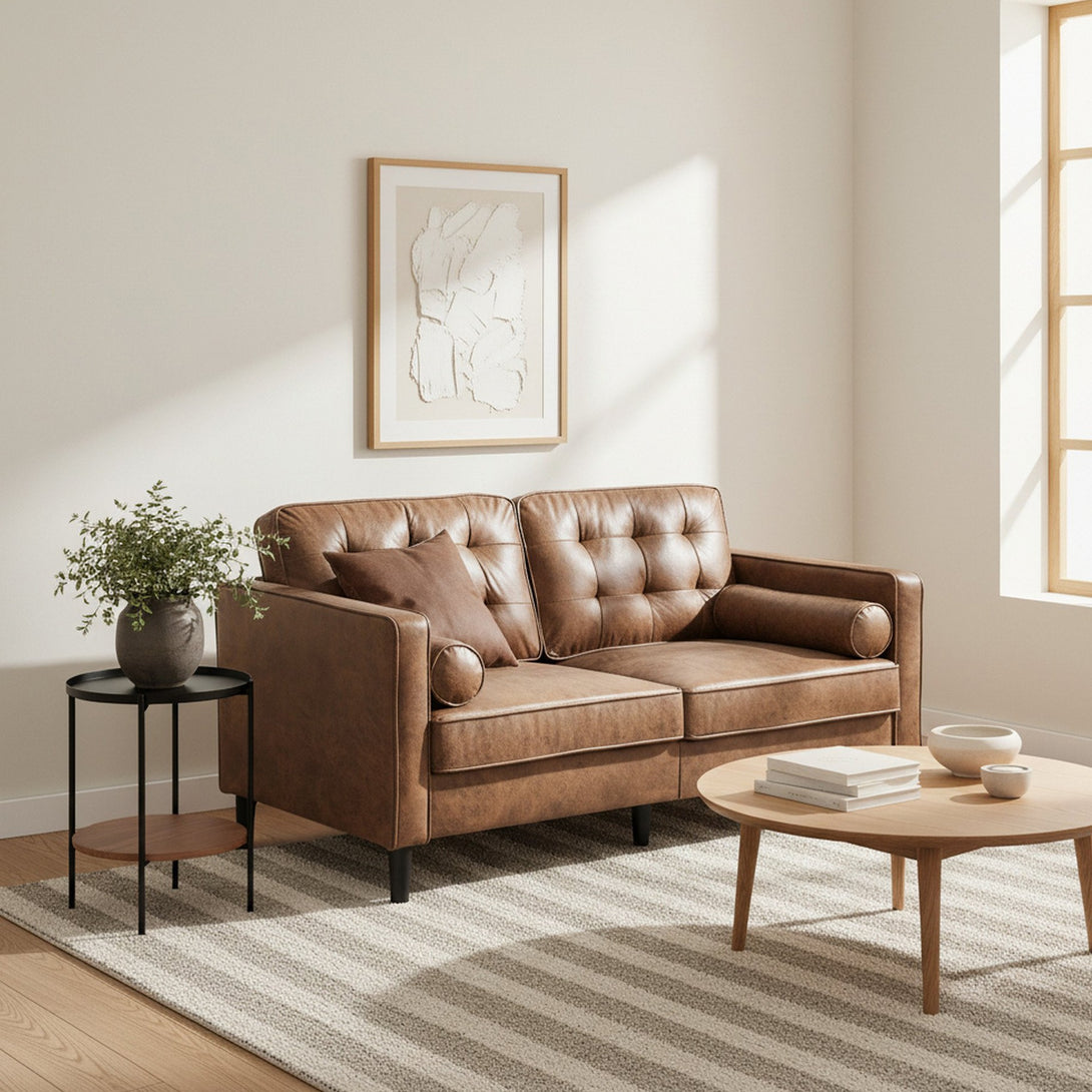 Apex 2 Seater Sofa - Brown