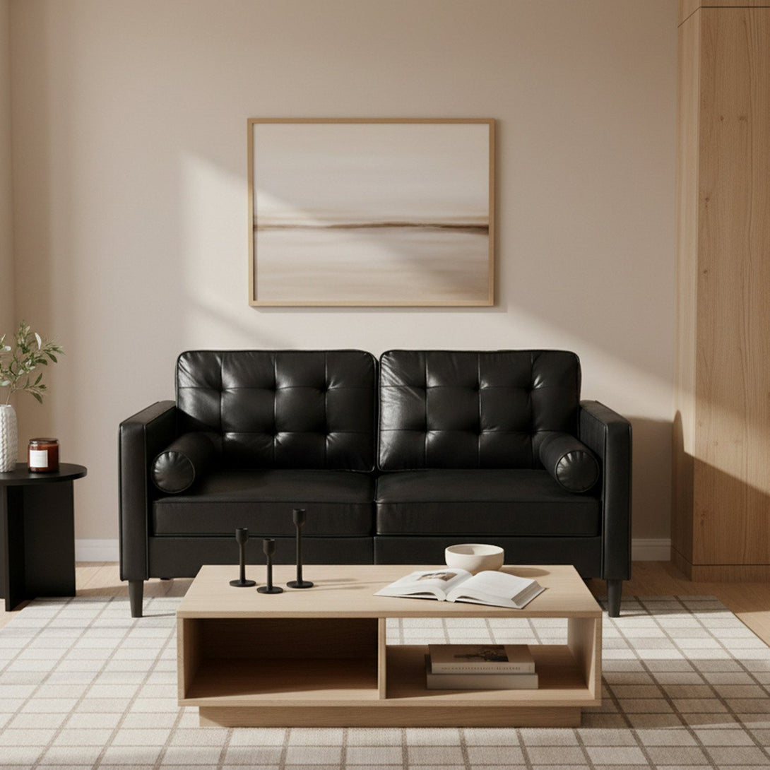 Apex 2 Seater Sofa - Black