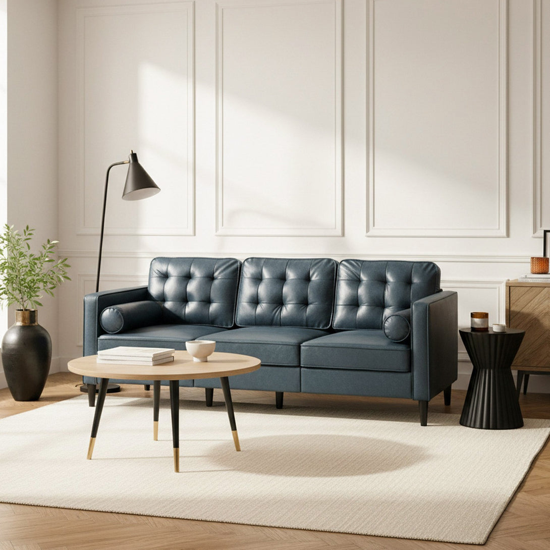 Apex 3 Seater Sofa - Blue