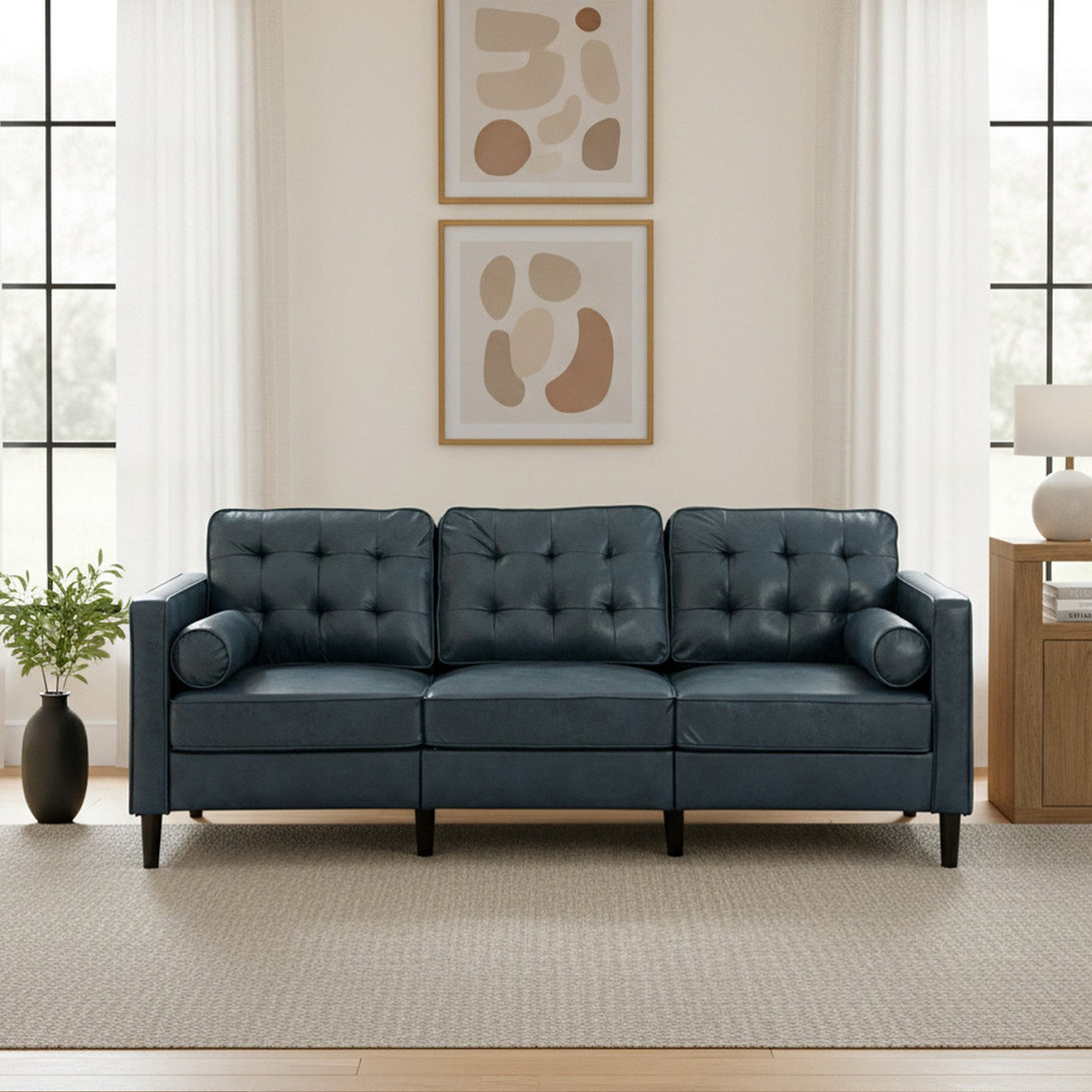 Apex 3 Seater Sofa - Blue