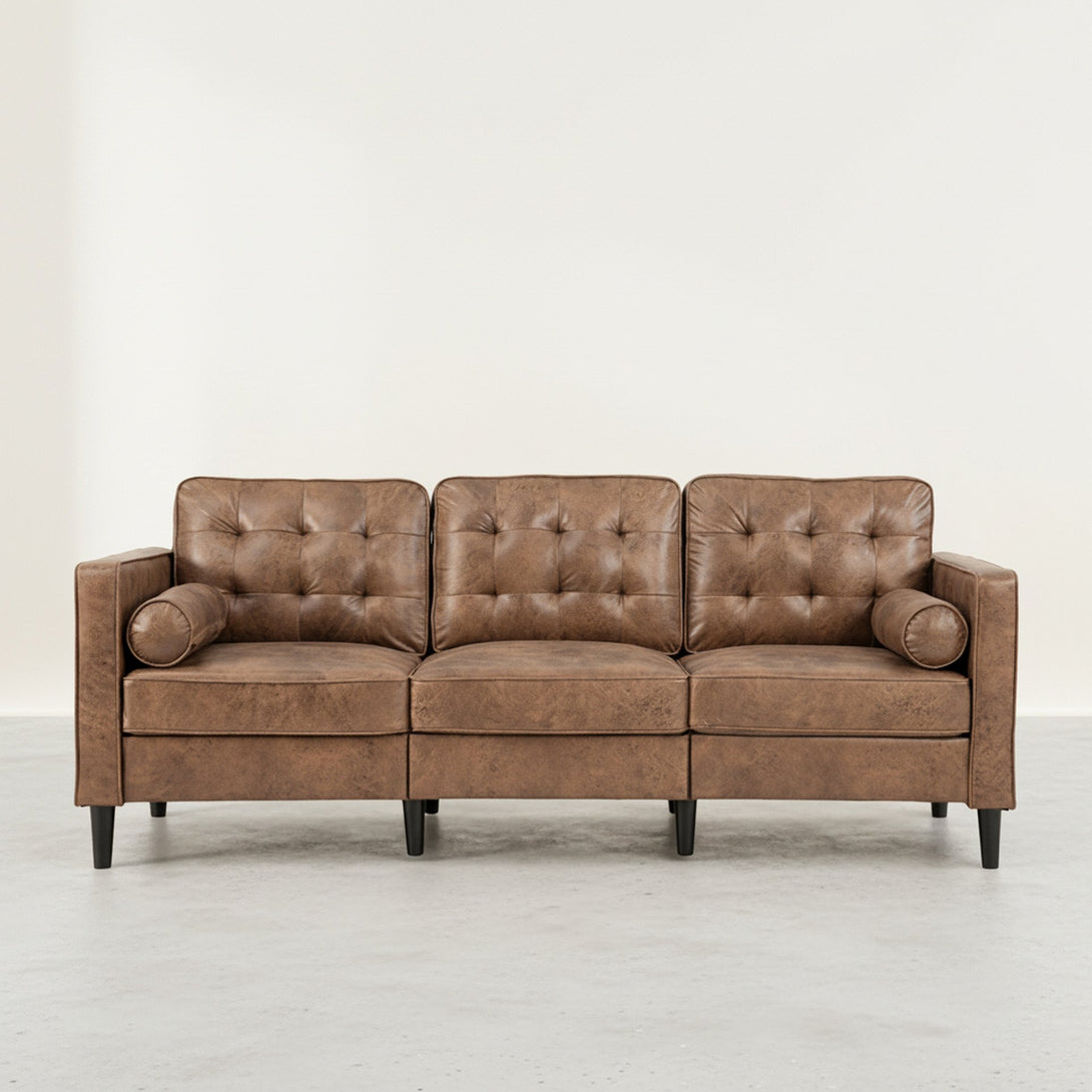 Apex 3 Seater Sofa - Brown
