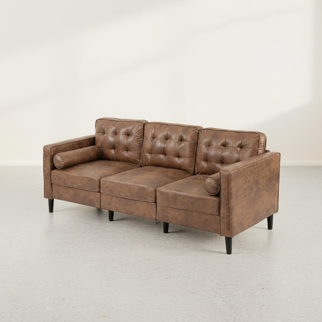 Apex 3 Seater Sofa - Brown