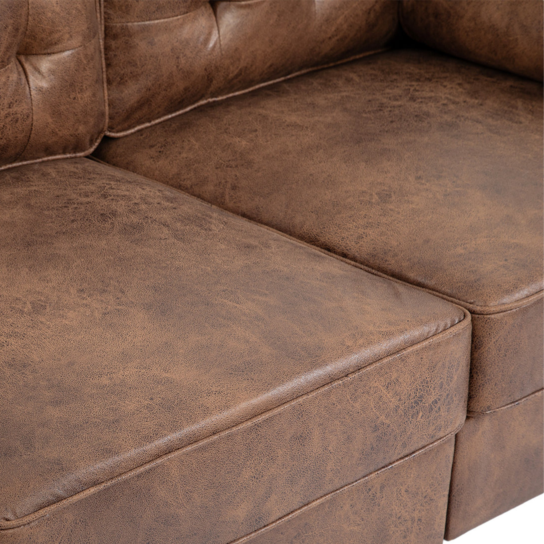 Apex 3 Seater Sofa - Brown
