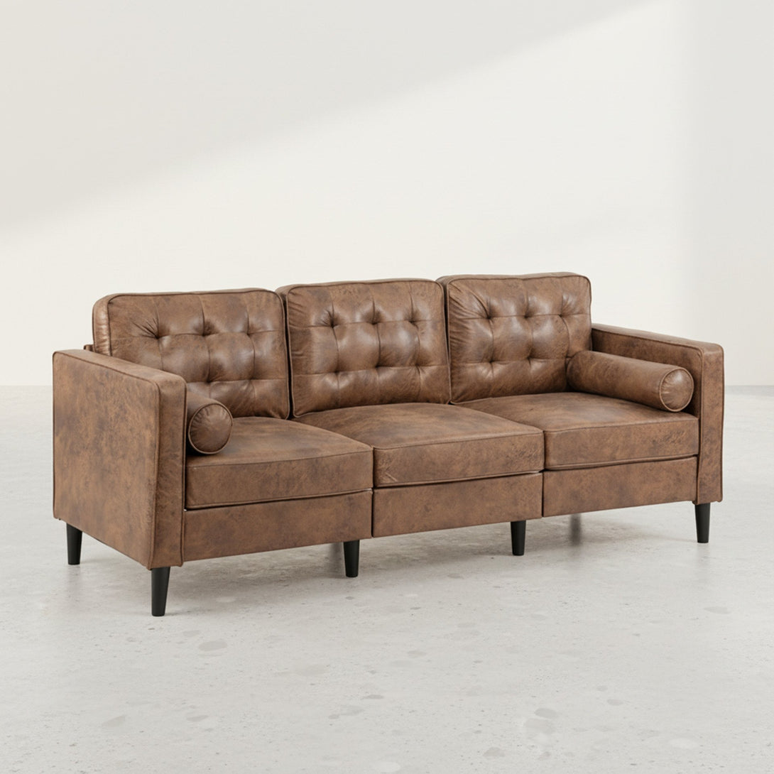 Apex 3 Seater Sofa - Brown