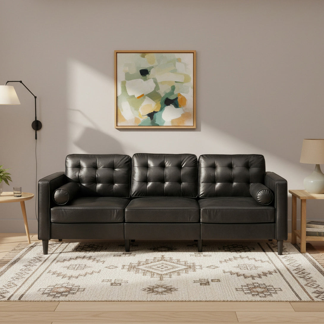 Apex 3 Seater Sofa - Black
