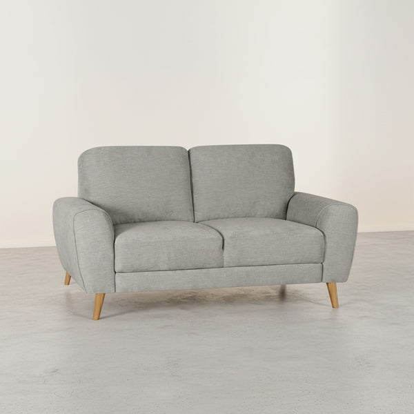 Suki Linen 2 Seater Sofa - Grey