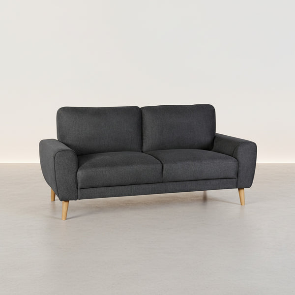 Suki Linen 3 Seater Sofa - Dark Grey