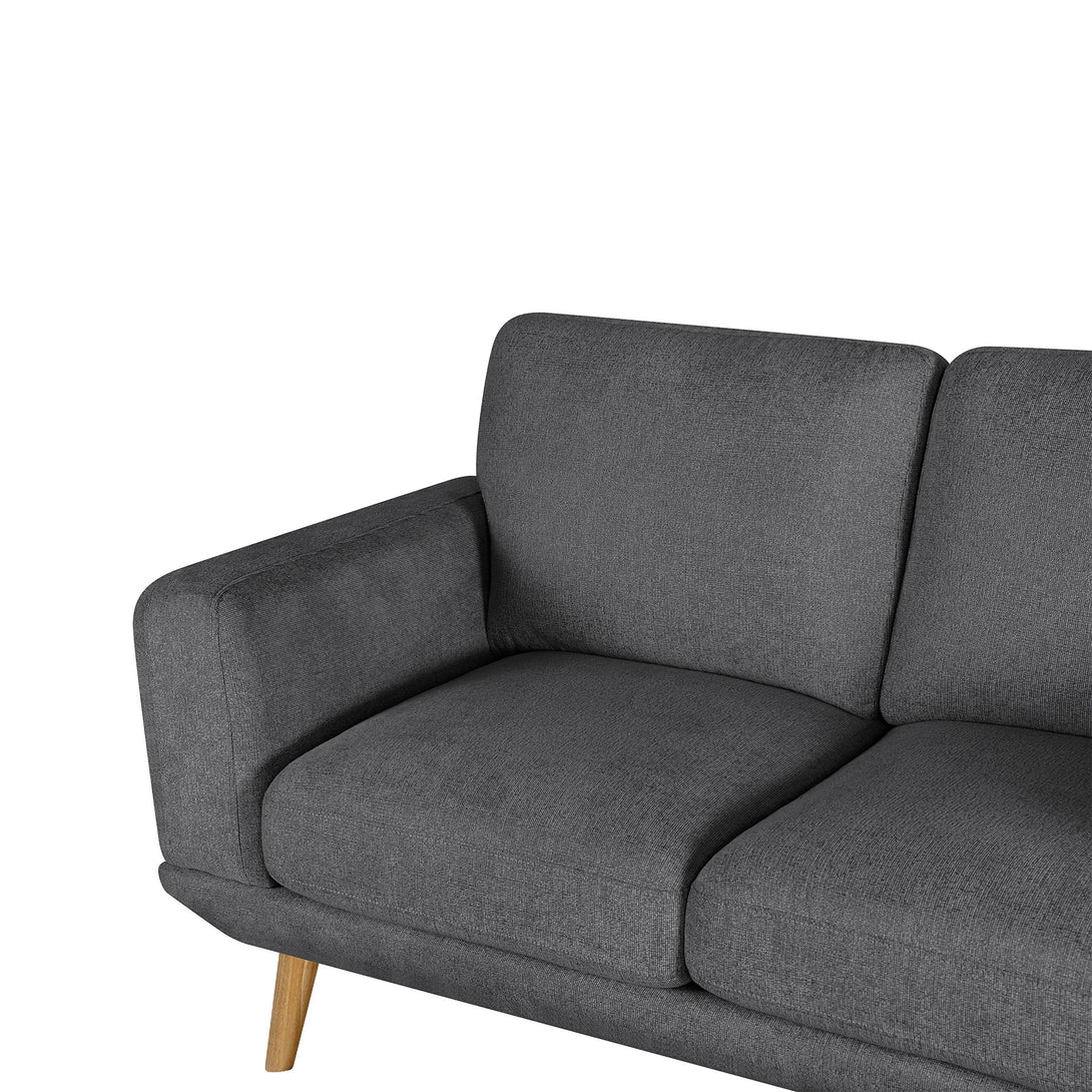 Tova Chenille 2 Seater Sofa - Dark Grey