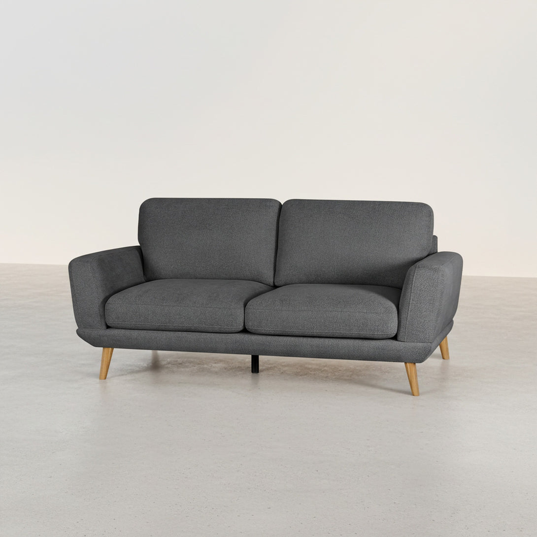 Tova Chenille 3 Seater Sofa - Dark Grey