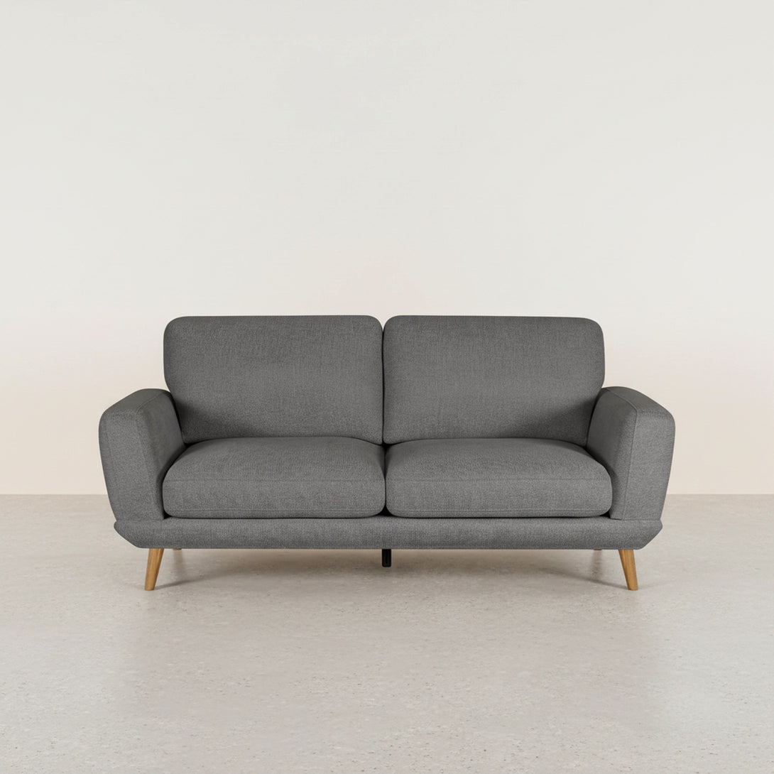 Tova Chenille 3 Seater Sofa - Ash Grey