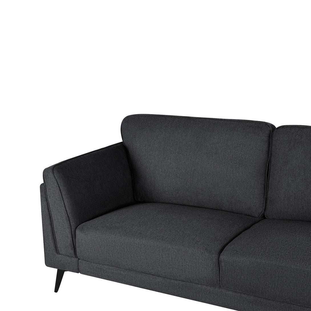 Brulo Linen 2 Seater Sofa - Dark Grey