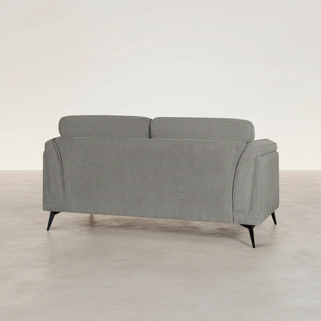 Brulo Linen 2 Seater Sofa - Grey