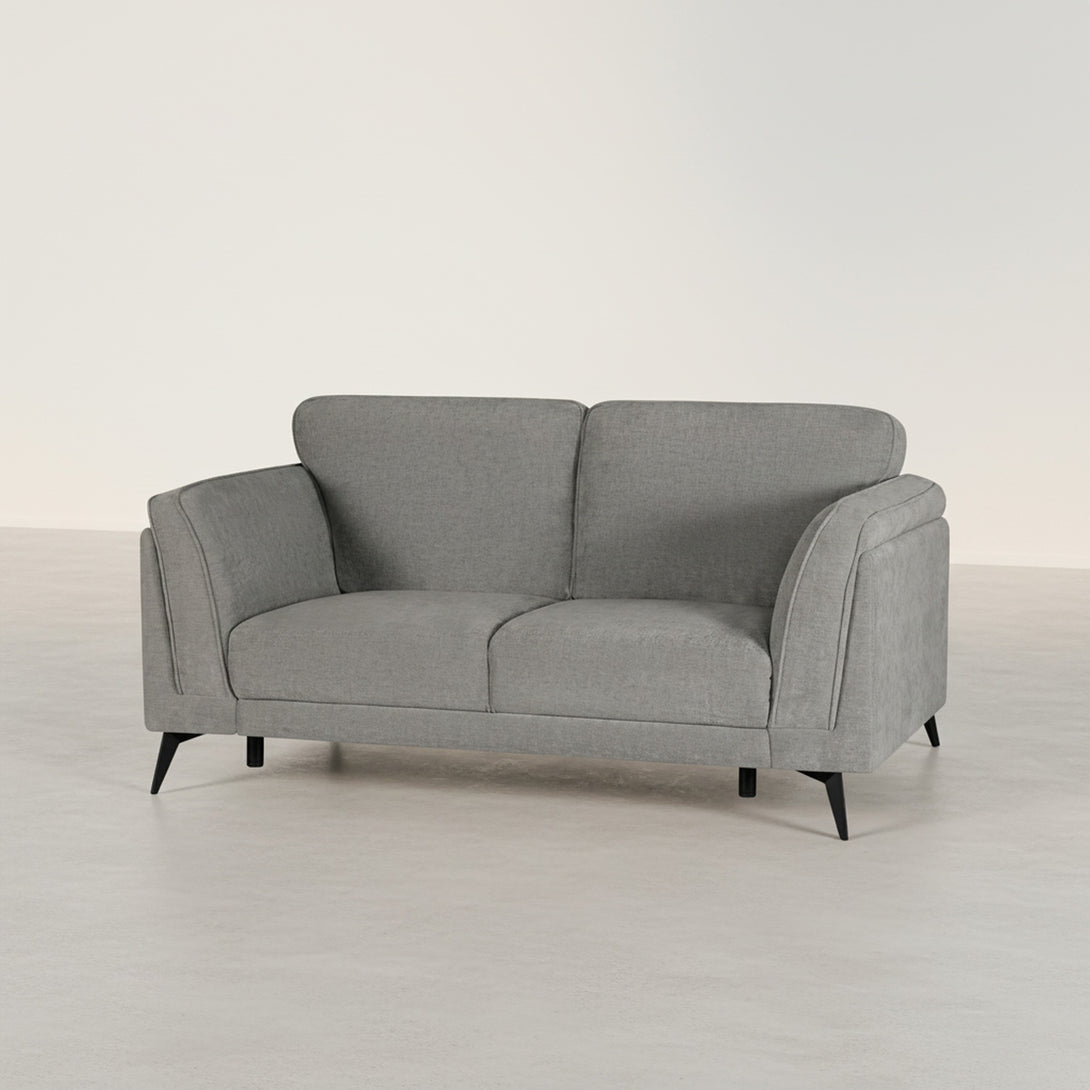 Brulo Linen 2 Seater Sofa - Grey