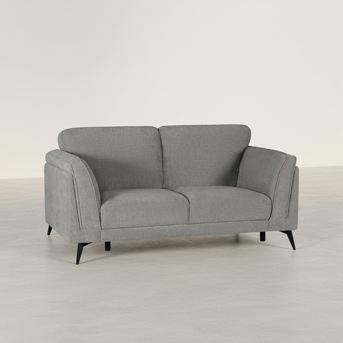 Brulo Linen 2 Seater Sofa - Grey
