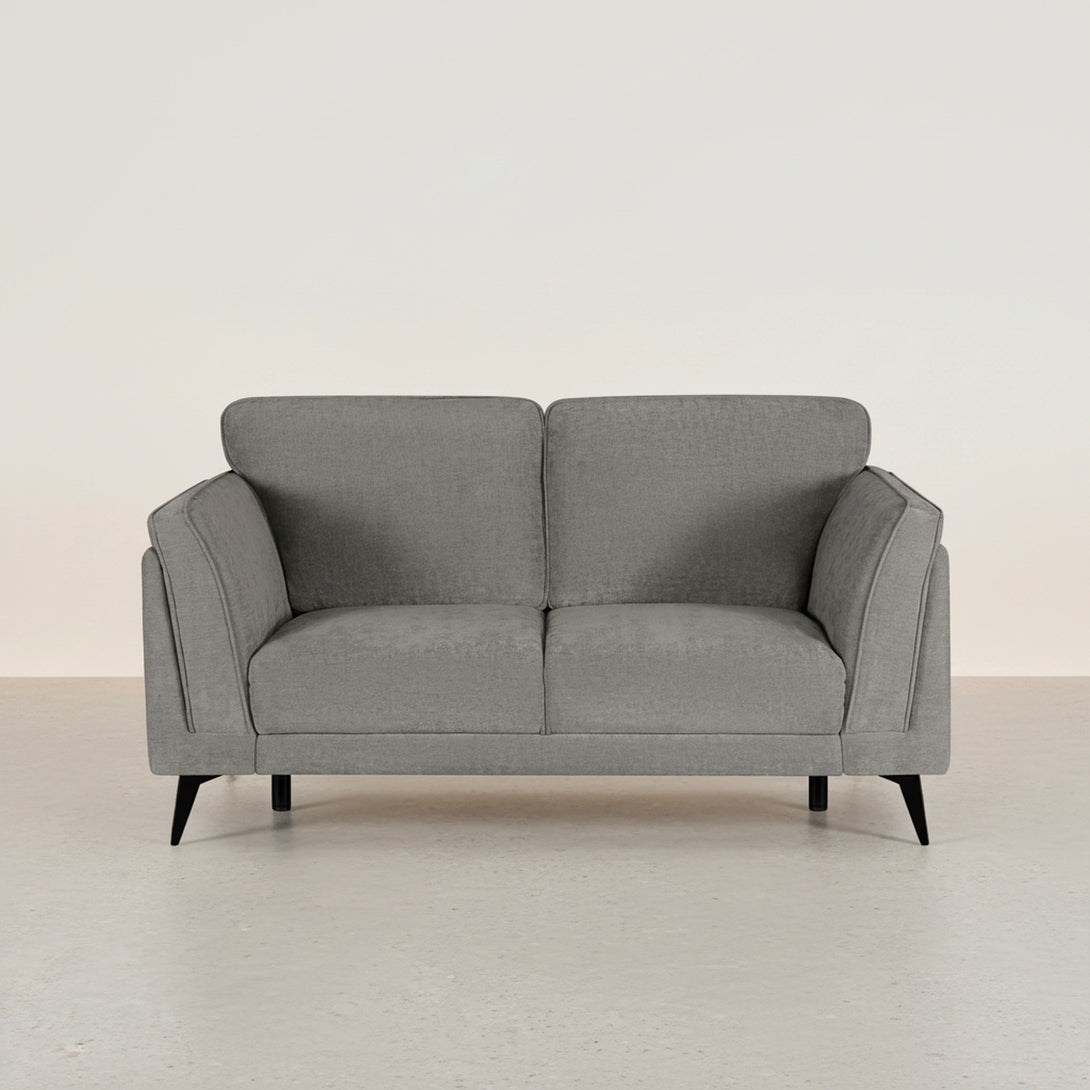 Brulo Linen 2 Seater Sofa - Grey