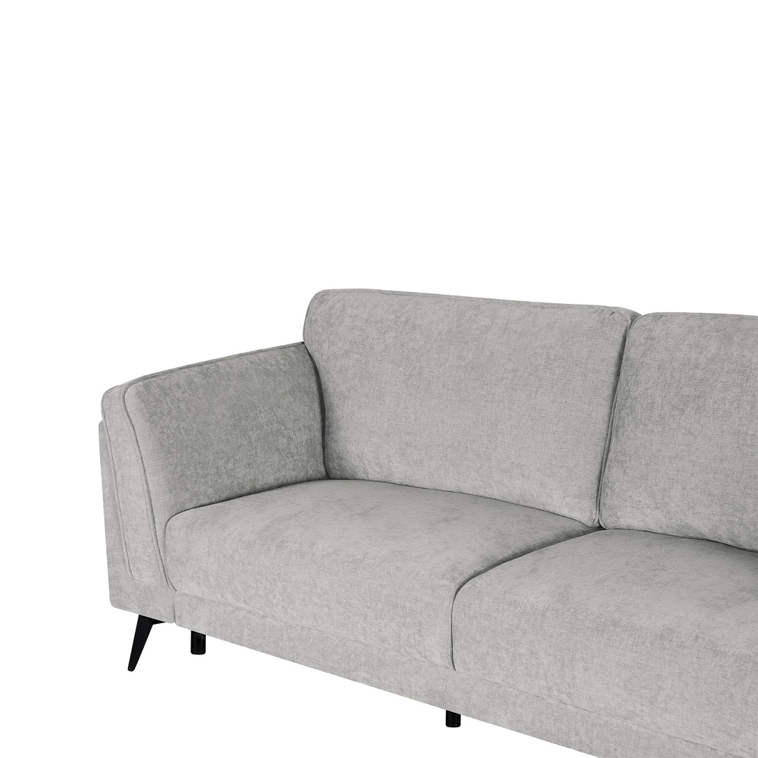 Brulo Linen 2 Seater Sofa - Light Grey
