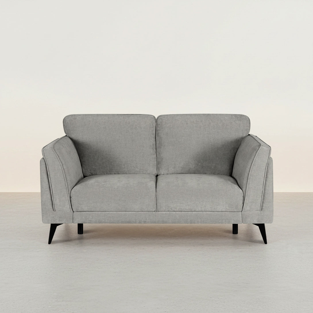 Brulo Linen 2 Seater Sofa - Light Grey