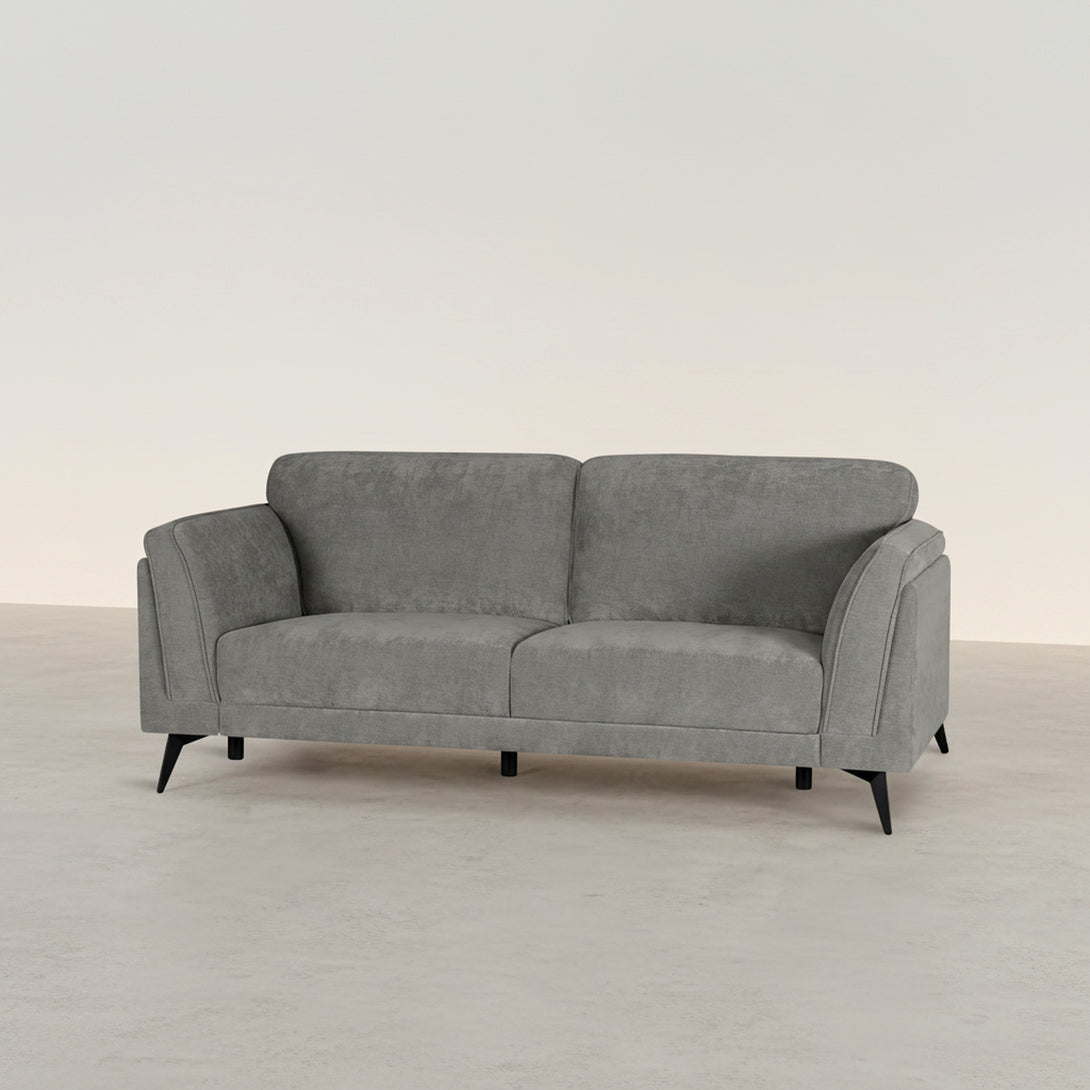 Brulo Linen 3 Seater Sofa - Grey