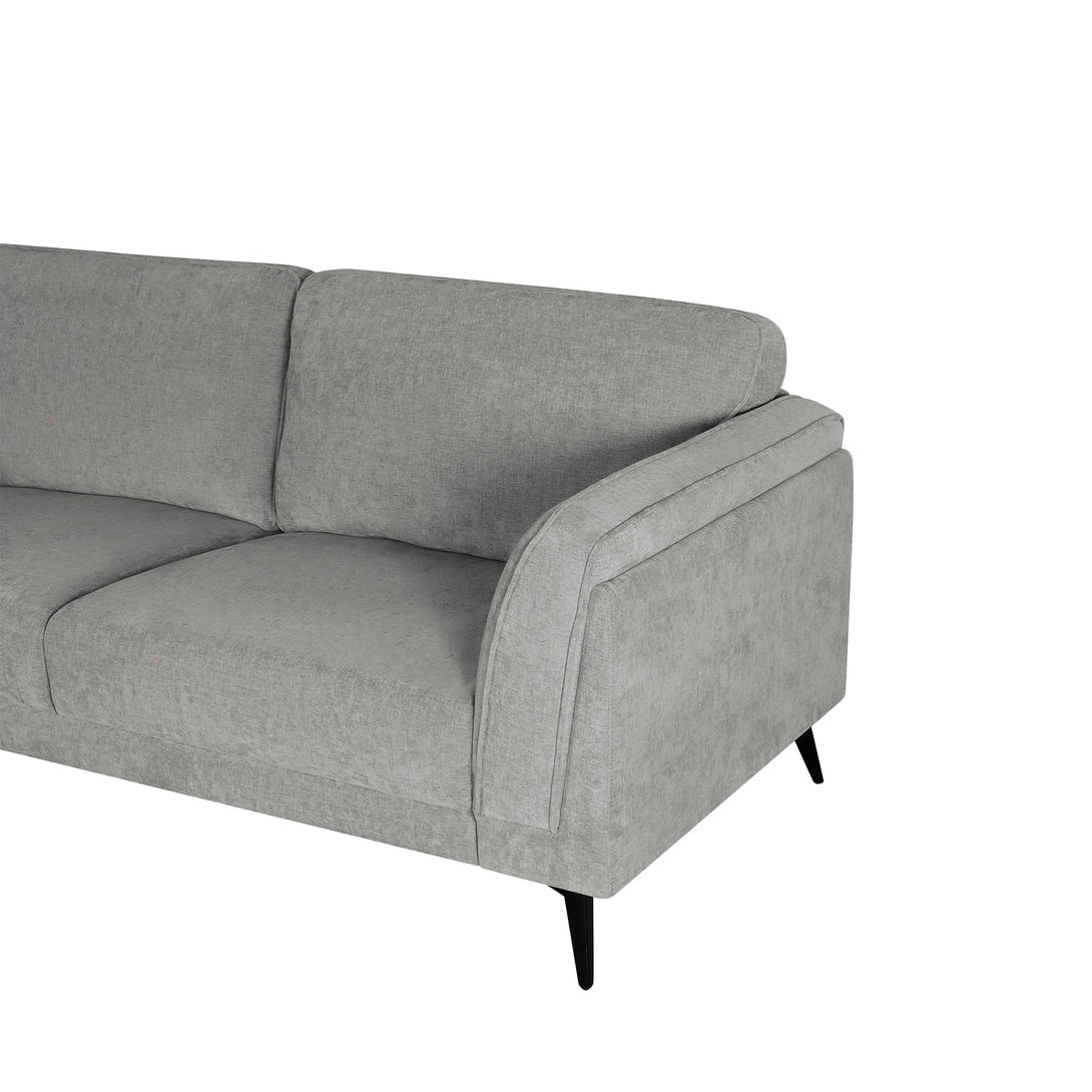 Brulo Linen 3 Seater Sofa - Grey