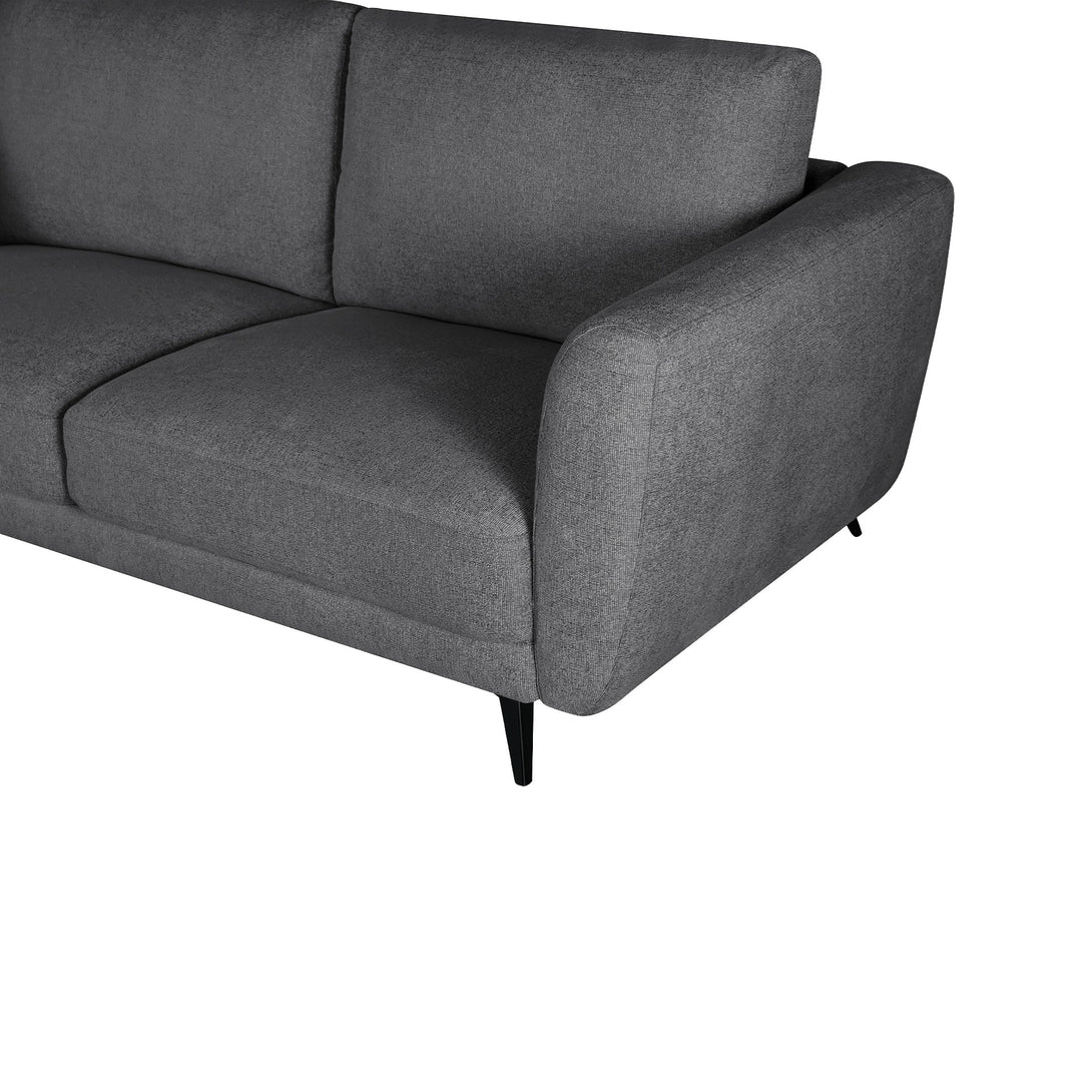 Rivel Chenille 2 Seater Sofa - Dark Grey
