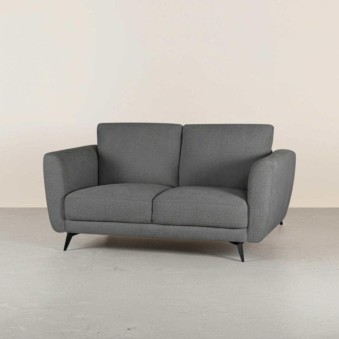 Rivel Chenille 2 Seater Sofa - Ash Grey