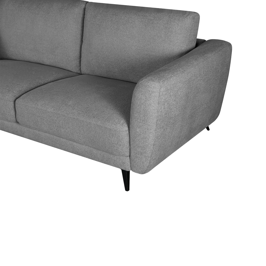 Rivel Chenille 2 Seater Sofa - Ash Grey