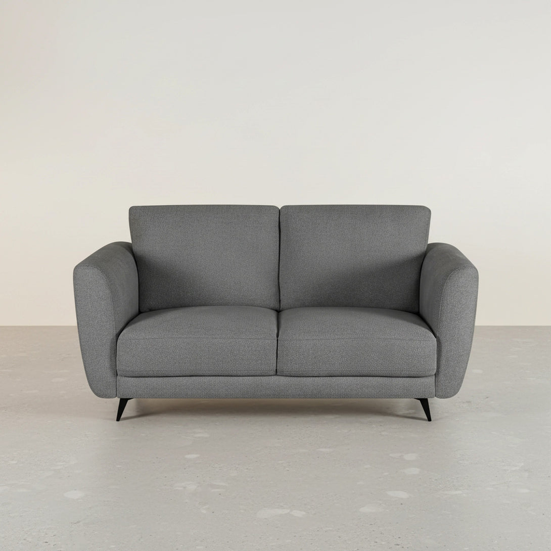 Rivel Chenille 2 Seater Sofa - Ash Grey