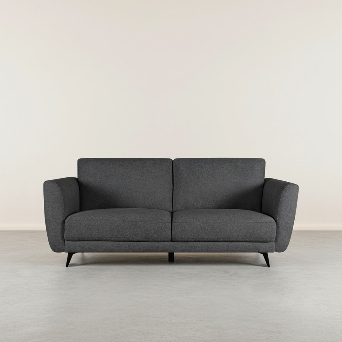 Rivel Chenille 3 Seater Sofa - Dark Grey