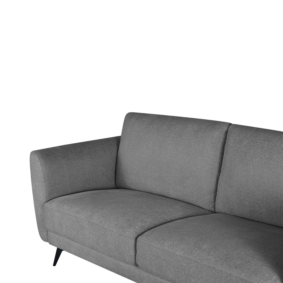 Rivel Chenille 3 Seater Sofa - Ash Grey