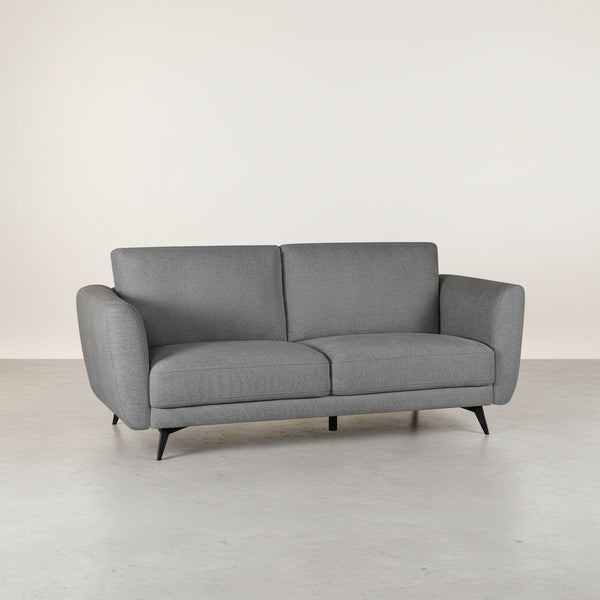 Rivel Chenille 3 Seater Sofa - Ash Grey