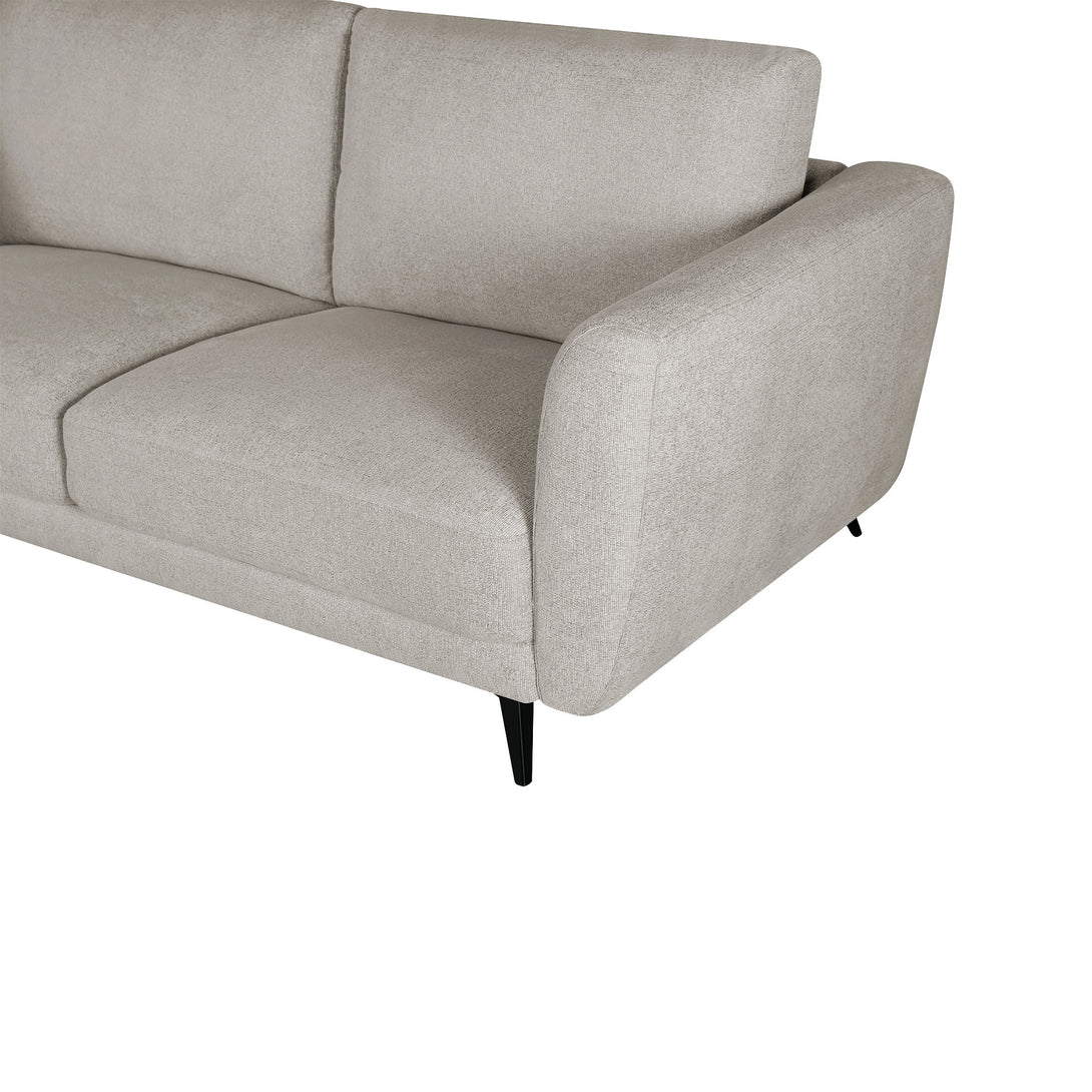 Rivel Chenille 3 Seater Sofa - Beige
