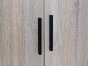 Bram 2 Door Wardrobe with 2 Drawers - Maple