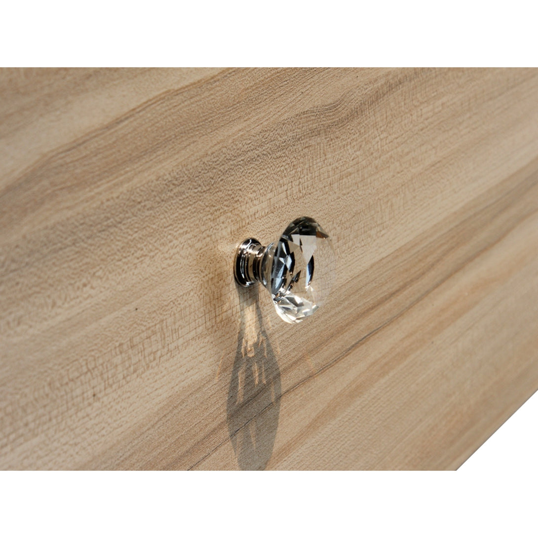 10 x Diamond Crystal Glass Knobs Drawer Handles Knobs
