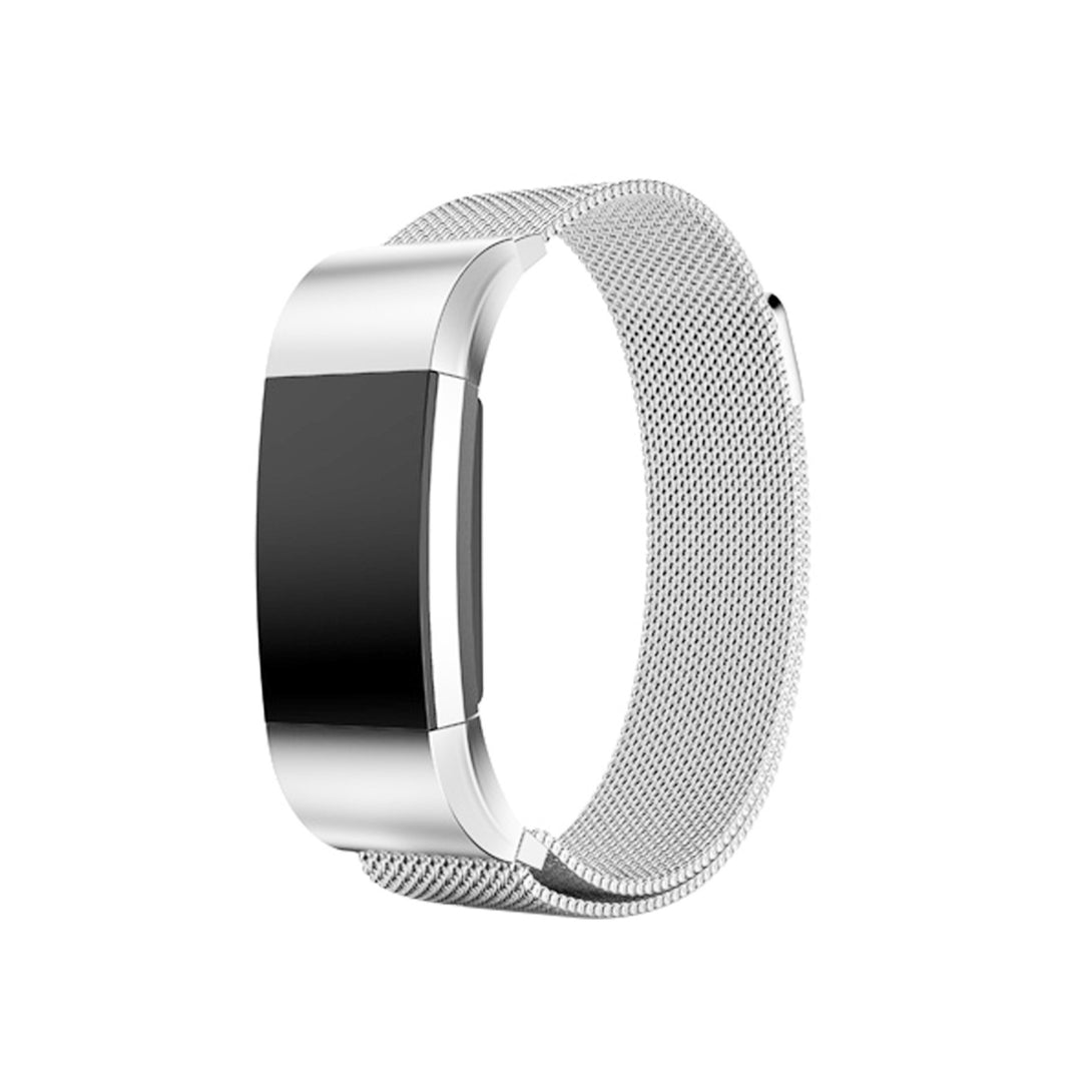 Strap Band Milanese Loop Band for Fitbit Charge 2 - Silver