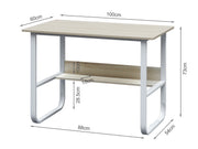 Andrea 100cm Desk Computer Study Desk Table - White