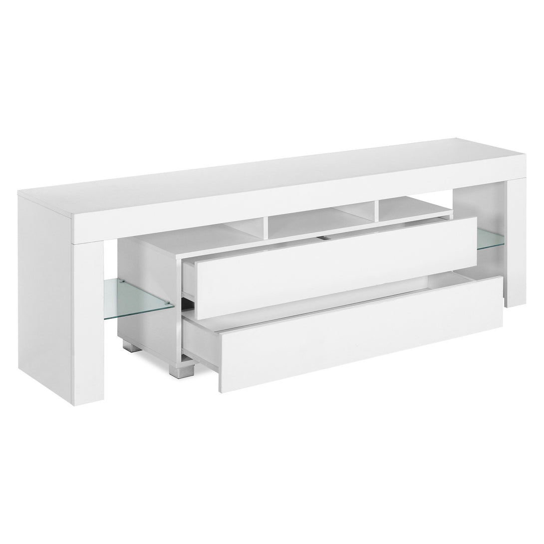 Dothan 1.6m LED Entertainment Unit - White